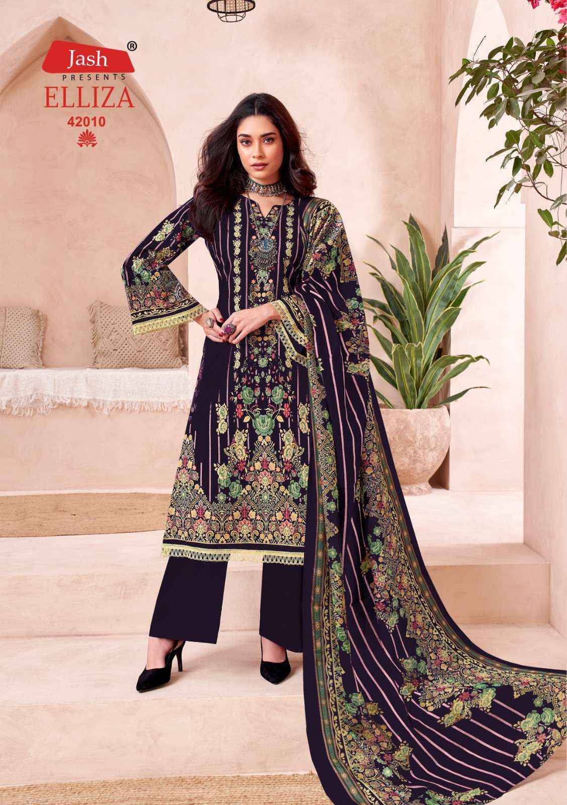 Jash Elliza Vol 42 Wholesale Cotton Dress Material ( 10 pcs Catalogue )