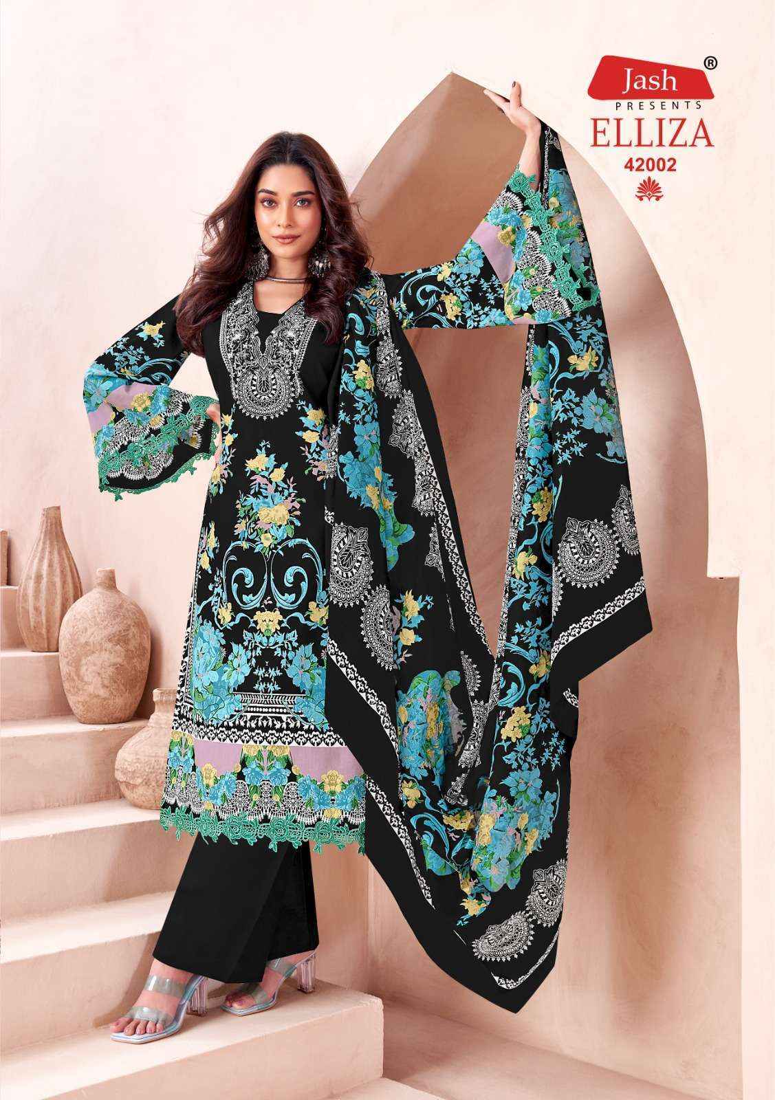 Jash Elliza Vol 42 Wholesale Cotton Dress Material ( 10 pcs Catalogue )