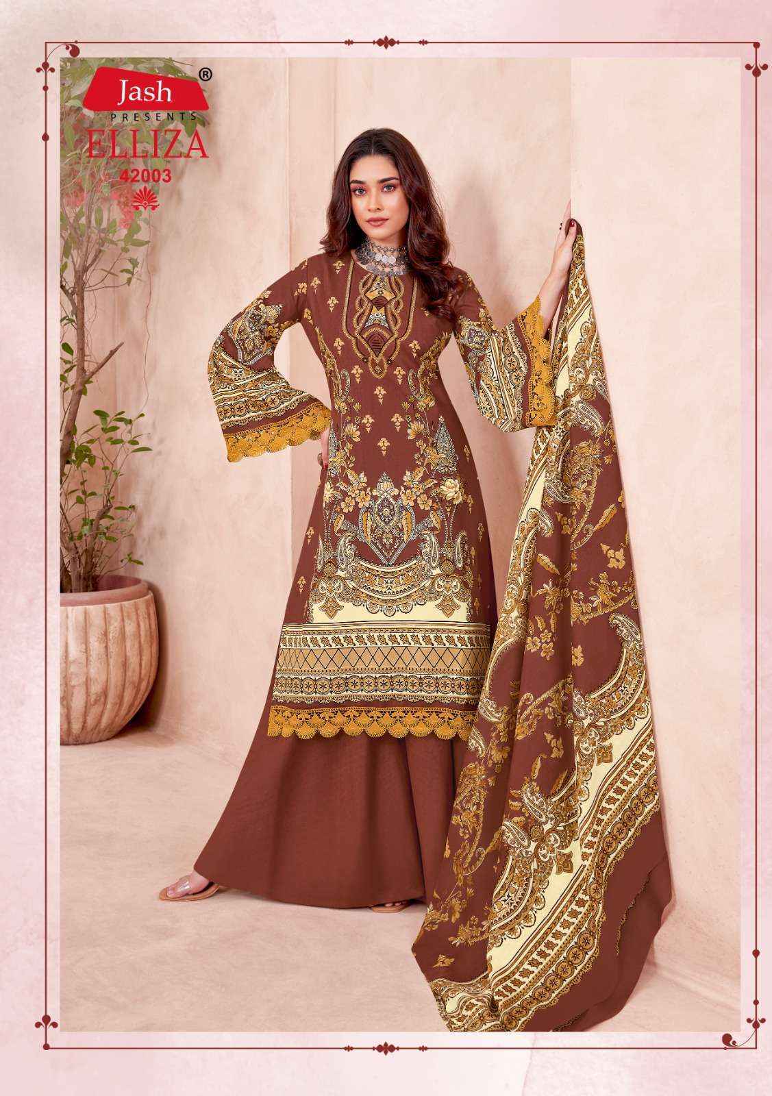 Jash Elliza Vol 42 Wholesale Cotton Dress Material ( 10 pcs Catalogue )