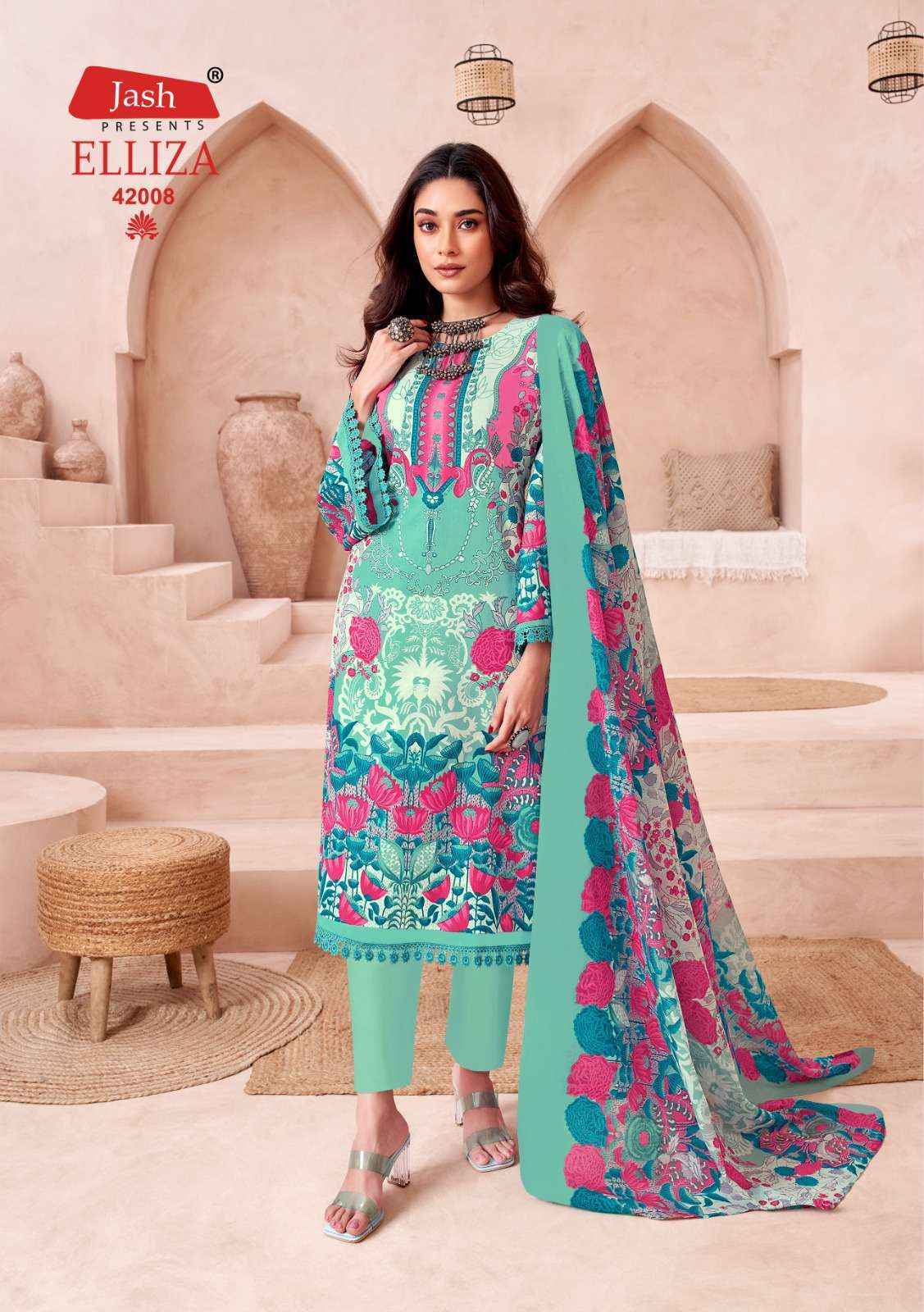 Jash Elliza Vol 42 Wholesale Cotton Dress Material ( 10 pcs Catalogue )
