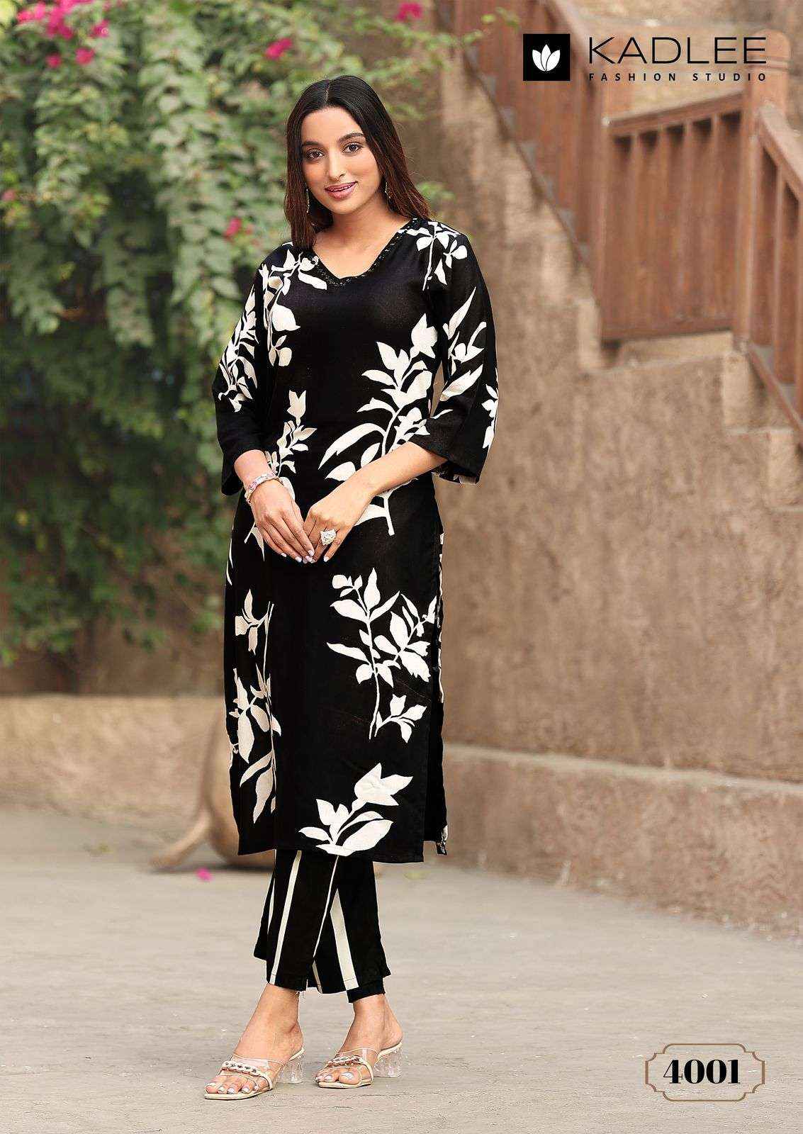 KADLEE FASHION RANGOLI RAYON PRINT FANCY KURTI WITH PANT WHOLESALE PRICE ( 6 PCS CATALOG )