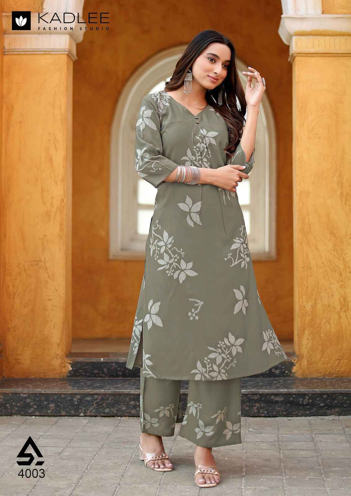 Kadlee Heer Rayon Kurti With Bottom Set Wholesale Price ( 6 Pcs Catalog )