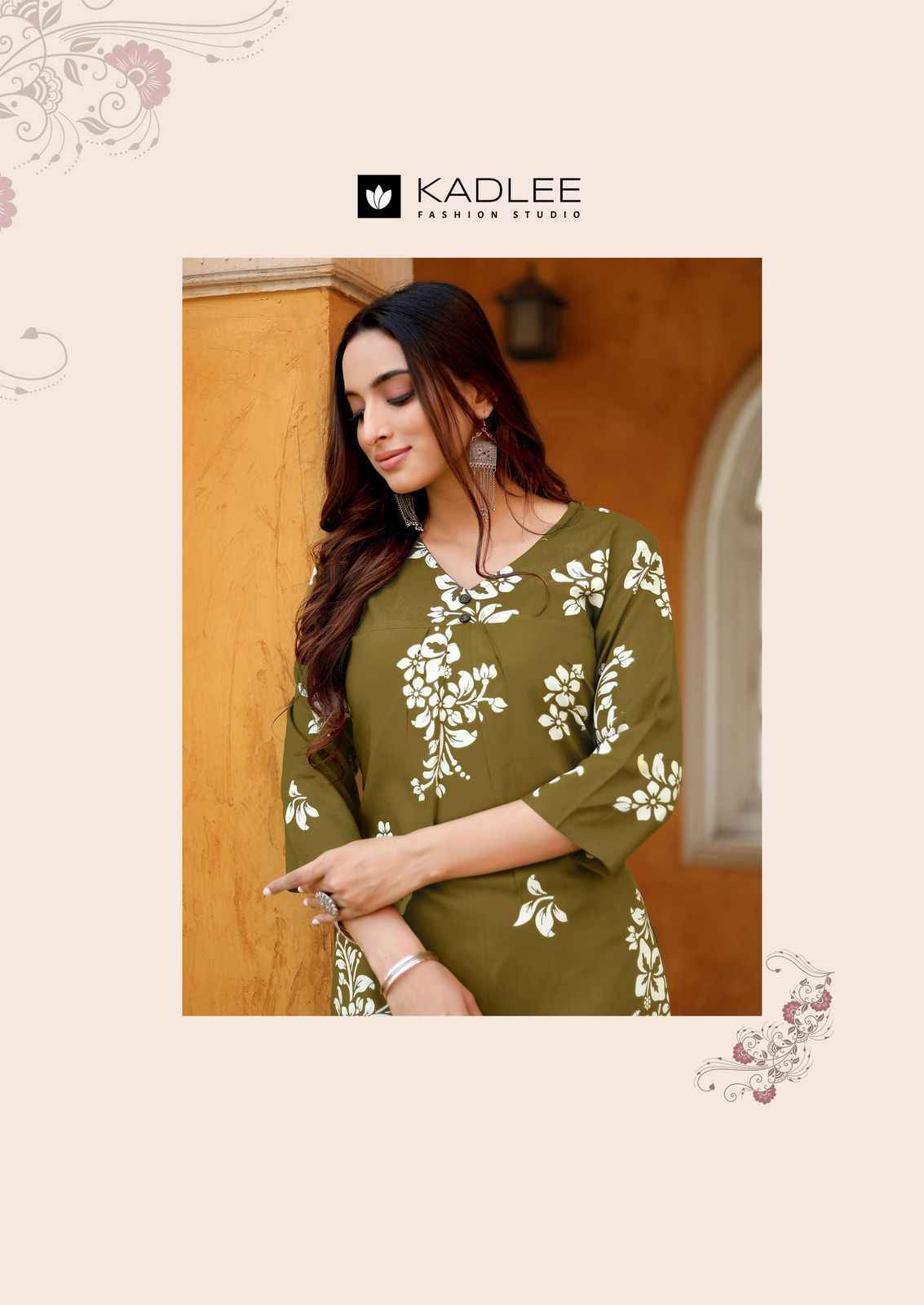 Kadlee Heer Rayon Kurti With Bottom Set Wholesale Price ( 6 Pcs Catalog )