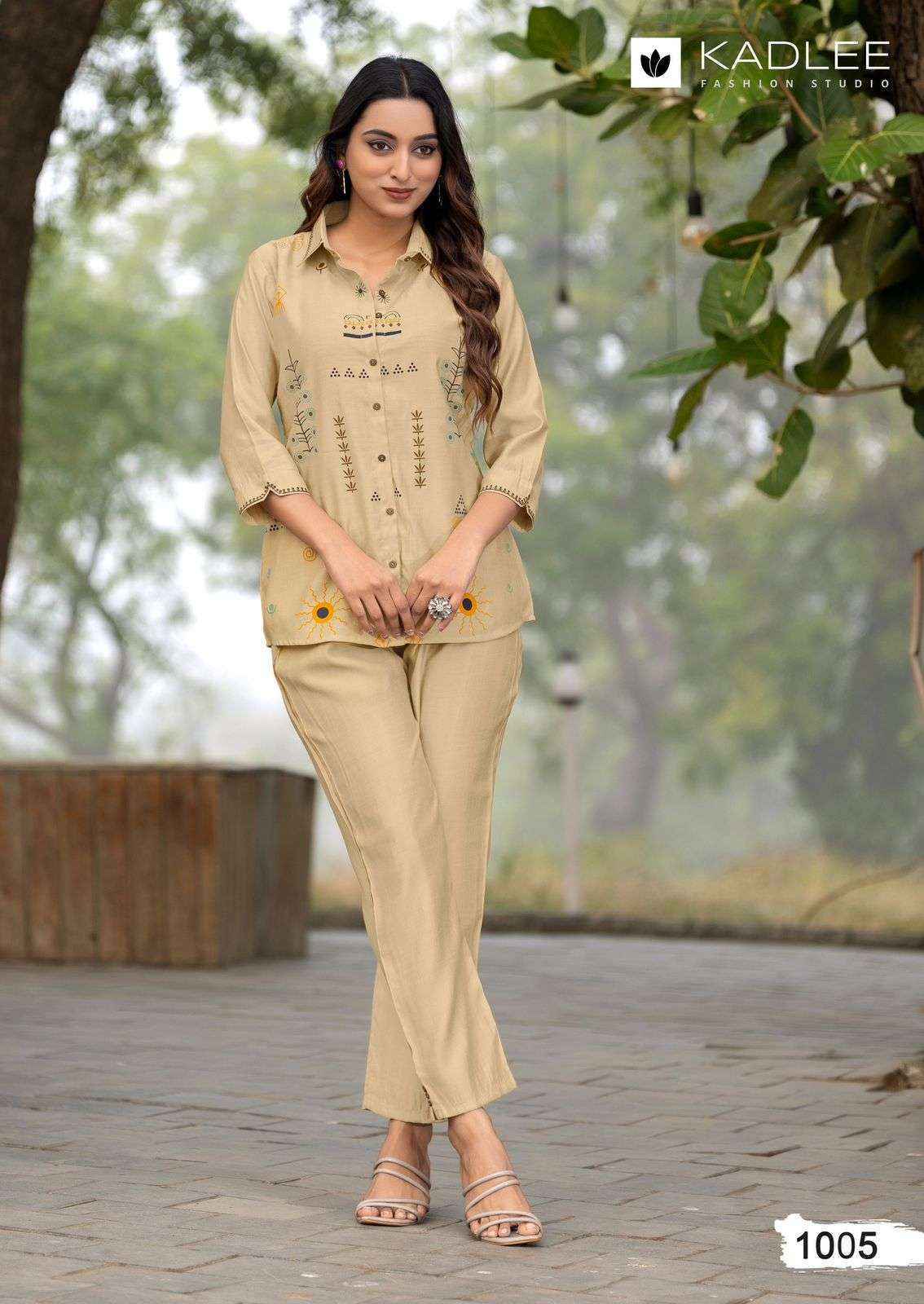 Kadlee High Touch Viscouse Co ord Set Wholesale Price ( 6 Pcs Catalog )
