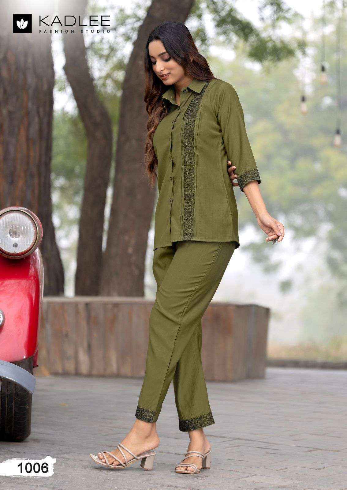 Kadlee High Touch Viscouse Co ord Set Wholesale Price ( 6 Pcs Catalog )