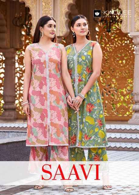 Kadlee Saavi Rayon Kurti With Bottom Set Wholesale Price ( 6 Pcs Catalog )