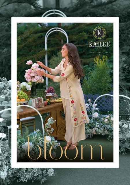 Kailee Fashion Bloom Viscouse Kurti Set Wholesale Price ( 4 Pcs Catalog )