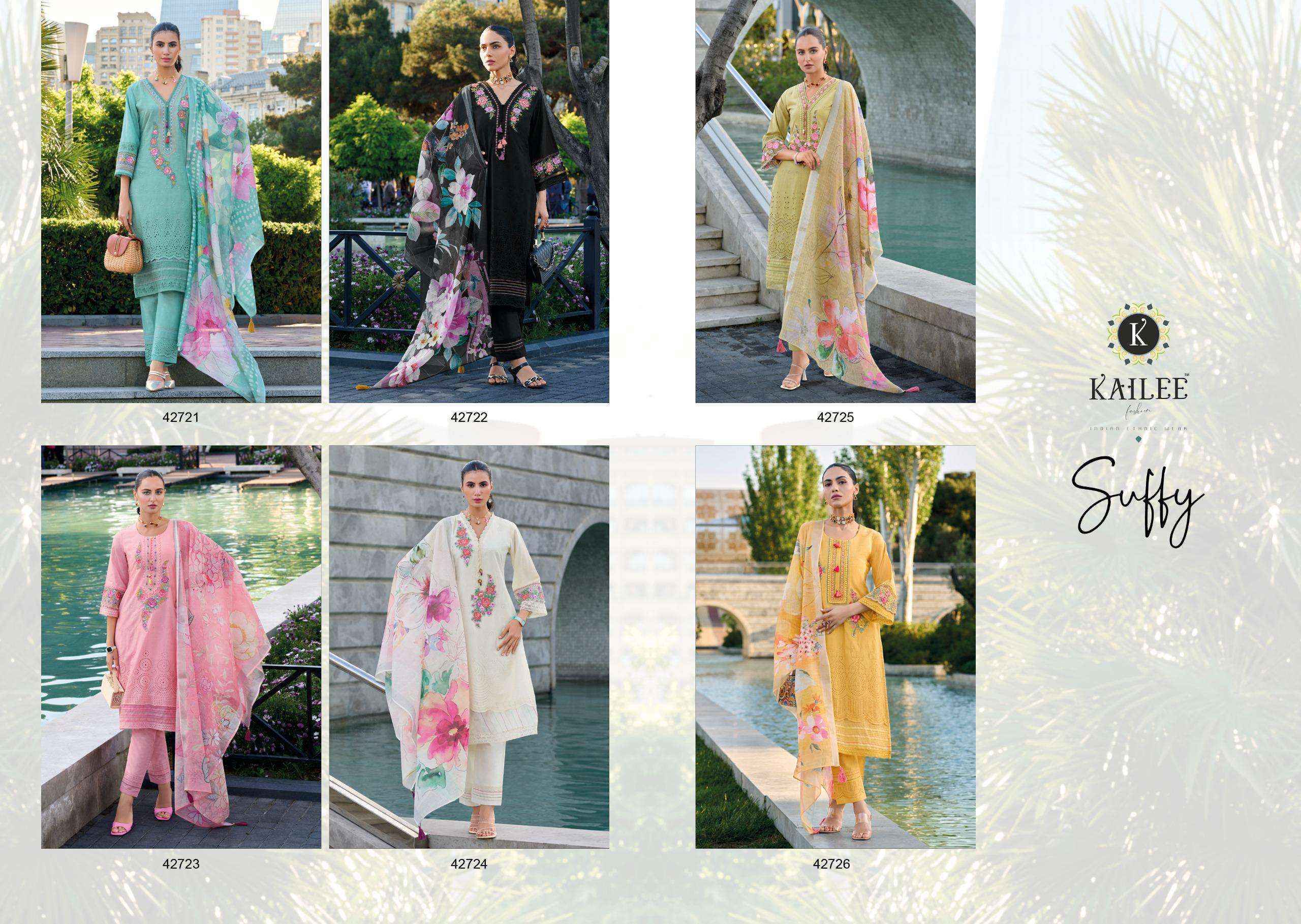 Kailee Fashion Suffy Readymade Cotton Suits ( 6 pcs Catalogue )