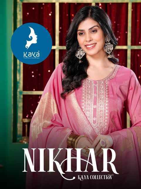 Kaya Nikhar Roman Shimmer Kurti Combo Set Wholesale Price ( 6 Pcs Catalog )