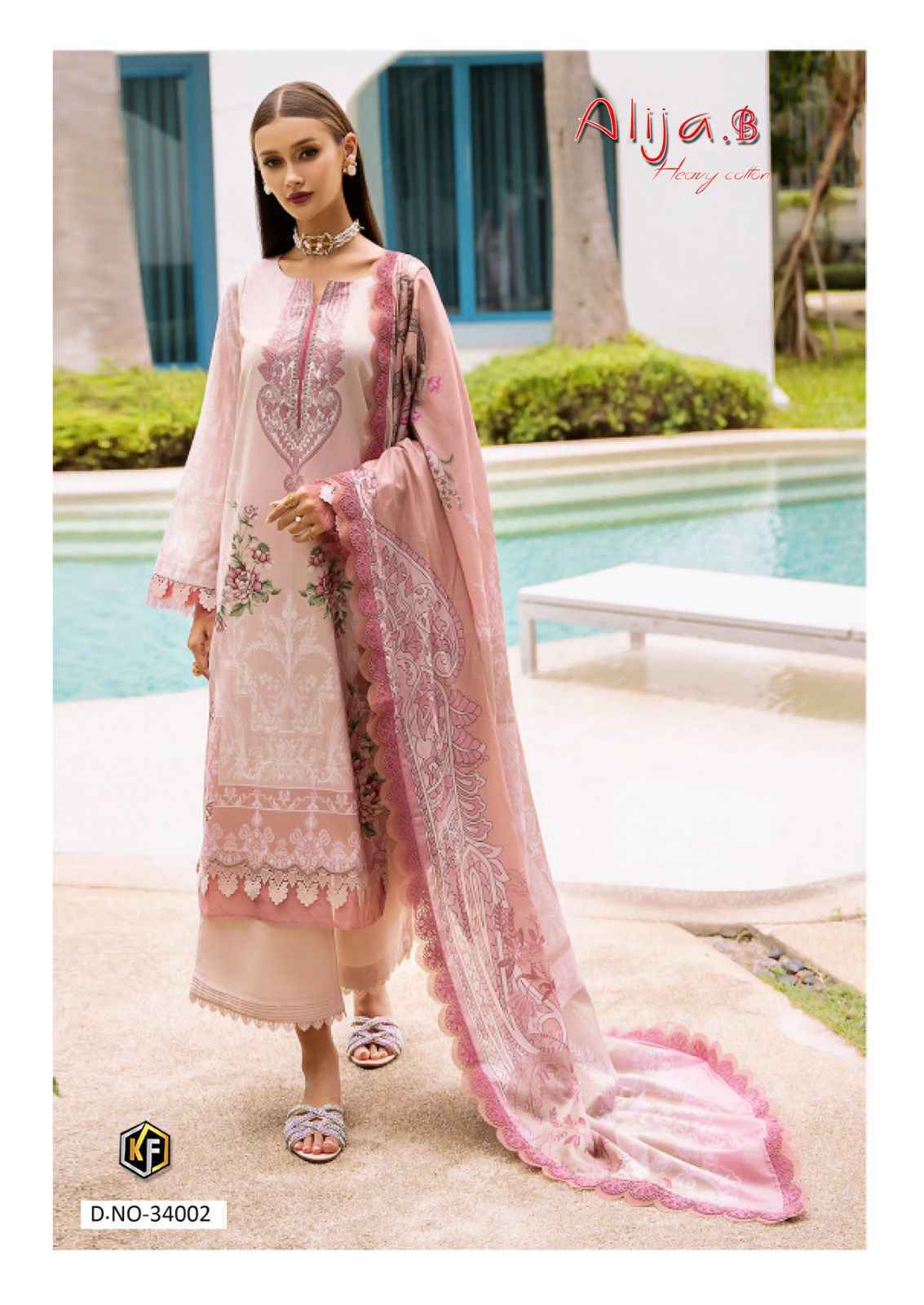 Keval Fab Alija B Vol 34 Wholesale Cotton Dress Material Wholesale Price ( 6 pcs Catalogue )