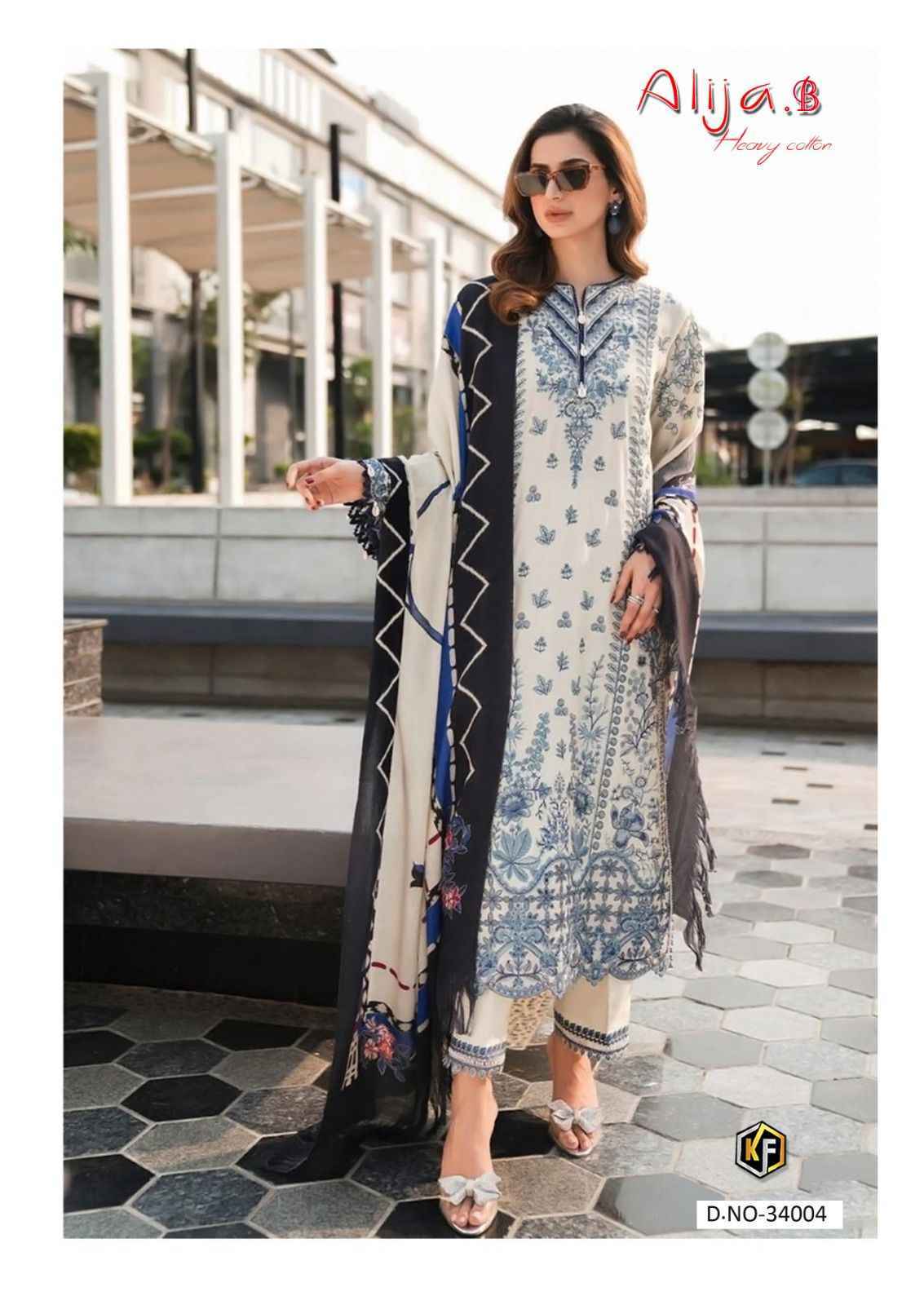 Keval Fab Alija B Vol 34 Wholesale Cotton Dress Material Wholesale Price ( 6 pcs Catalogue )