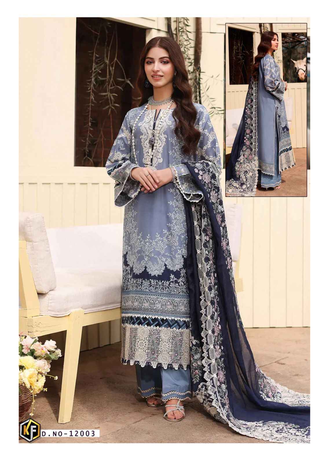 Keval Fab K Kasha Nx Hit Vol 12 Cotton Salwar Kameez Wholesale Price ( 6 Pcs Catalog )