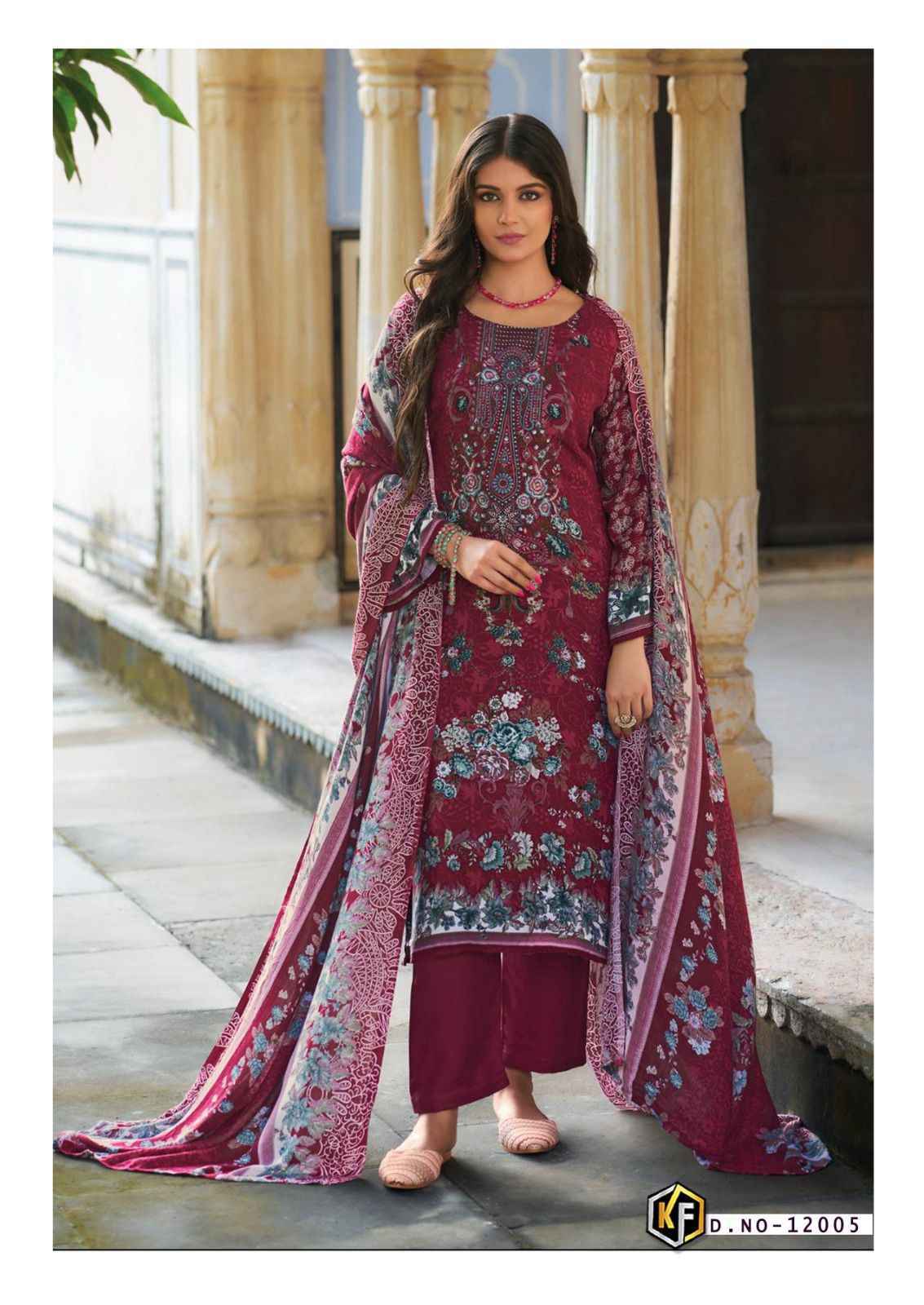 Keval Fab K Kasha Nx Hit Vol 12 Cotton Salwar Kameez Wholesale Price ( 6 Pcs Catalog )