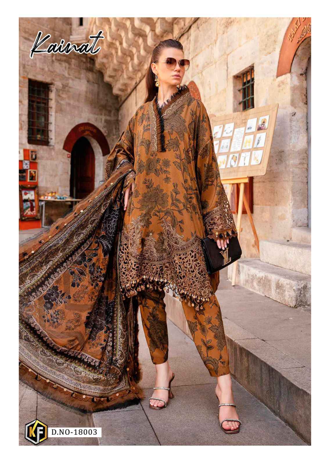 Keval Fab Kainat Vol 18 Wholesale Lawn Cotton Dress Material ( 6 pcs Catalogue )
