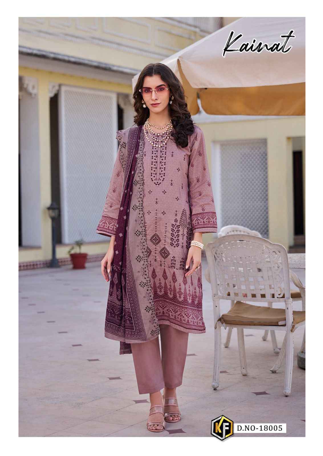 Keval Fab Kainat Vol 18 Wholesale Lawn Cotton Dress Material ( 6 pcs Catalogue )