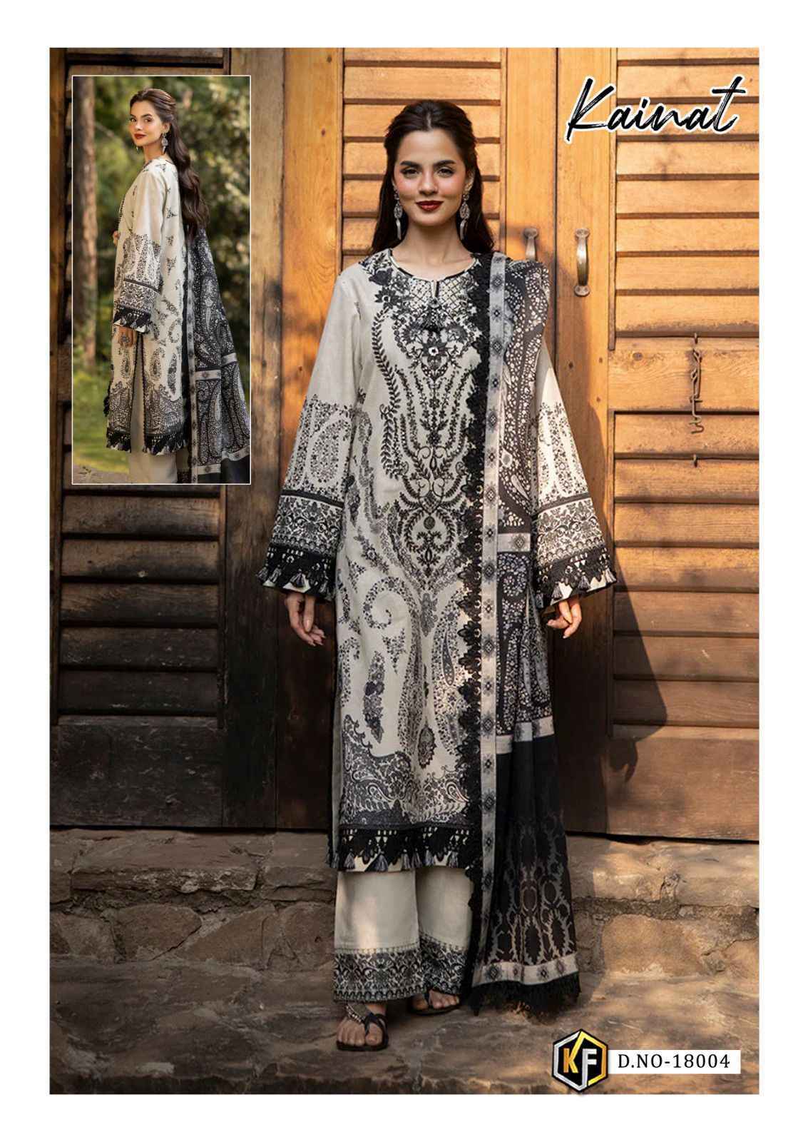 Keval Fab Kainat Vol 18 Wholesale Lawn Cotton Dress Material ( 6 pcs Catalogue )