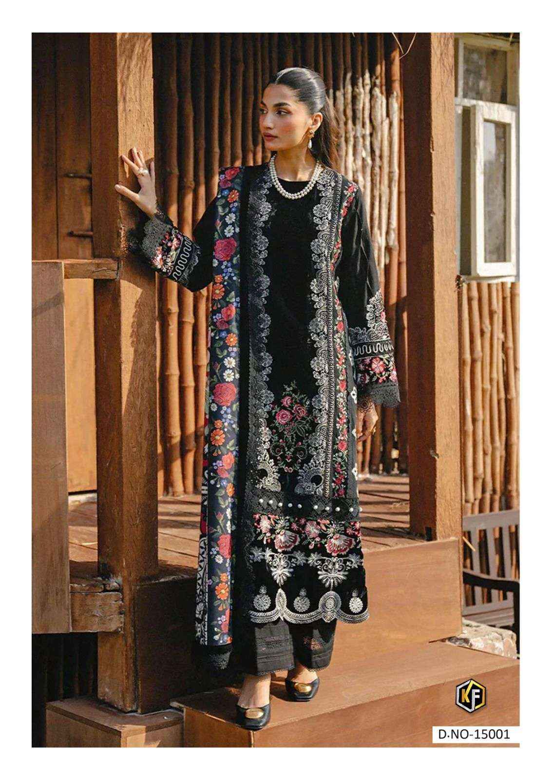 KEVAL FAB MARYUN & MARIA VOL 15 READYMADE SUIT WHOLESALE PRICE ( 6 PCS CATALOG )