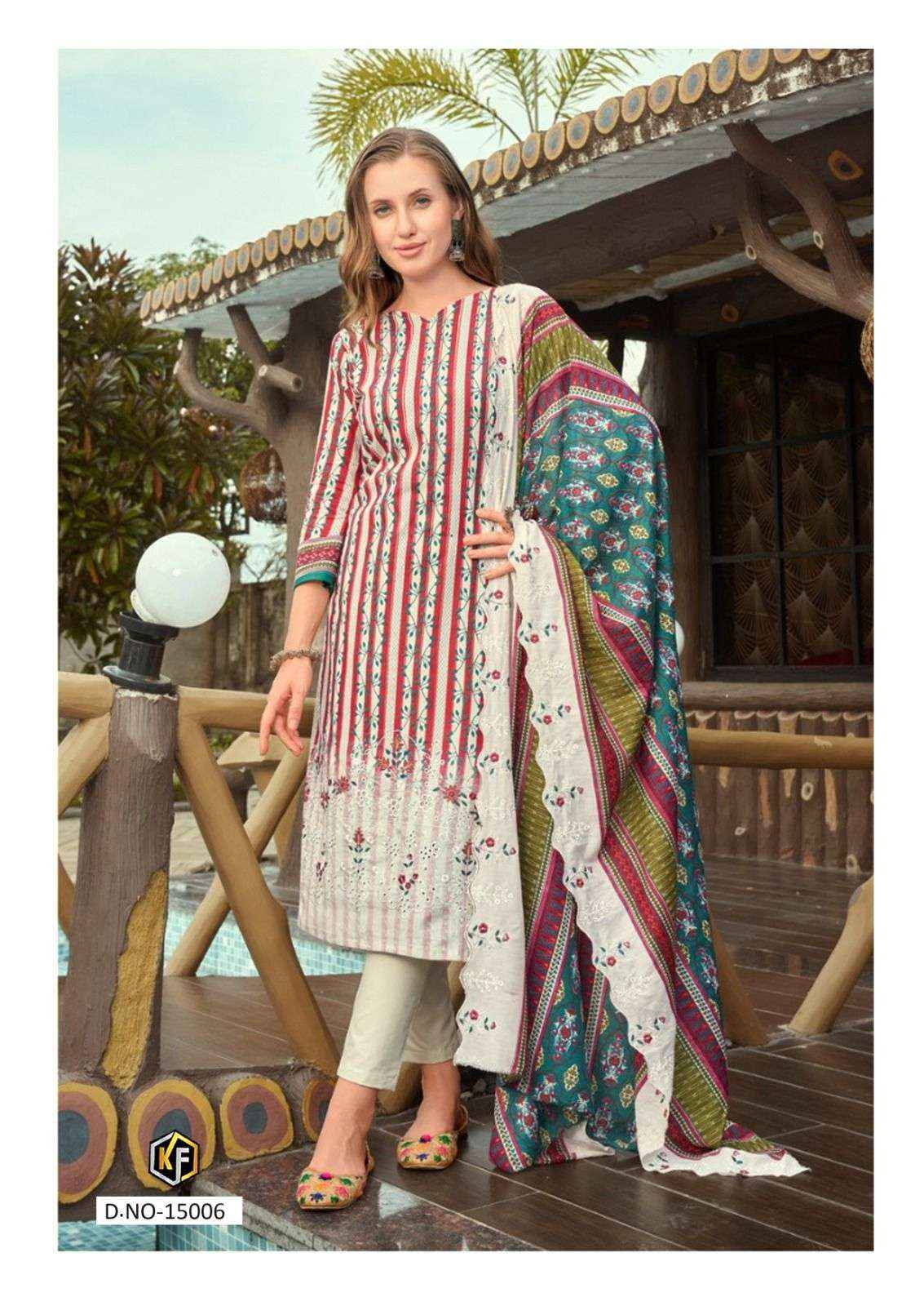 KEVAL FAB MARYUN & MARIA VOL 15 READYMADE SUIT WHOLESALE PRICE ( 6 PCS CATALOG )