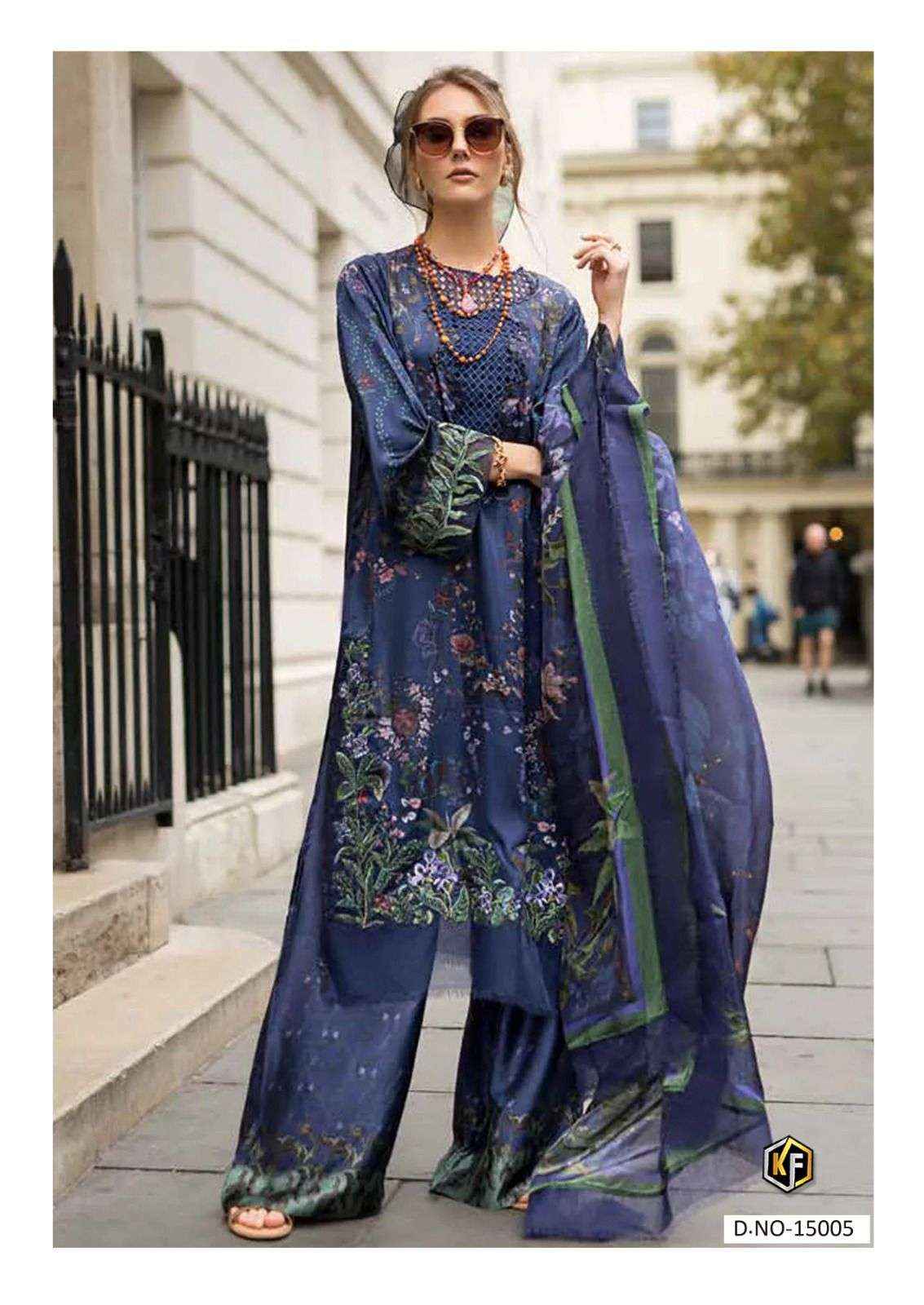 KEVAL FAB MARYUN & MARIA VOL 15 READYMADE SUIT WHOLESALE PRICE ( 6 PCS CATALOG )