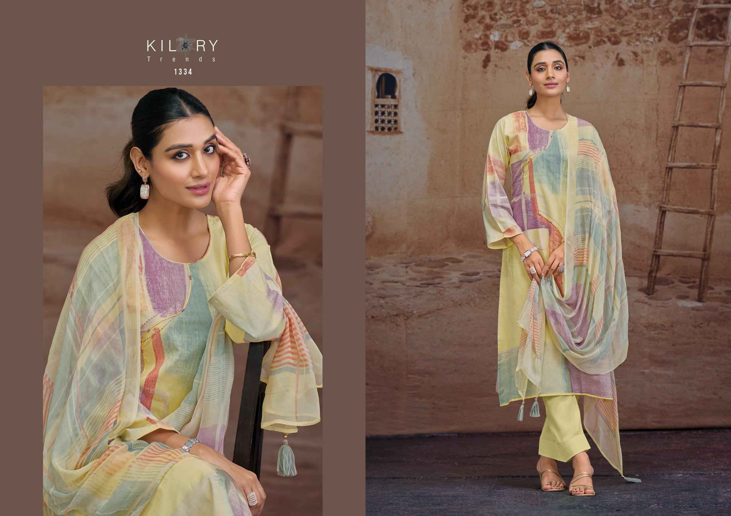 Kilory Trends Ruwaa - Wholesale Cotton Suits Surat Wholesaler ( 4 pcs Catalogue )