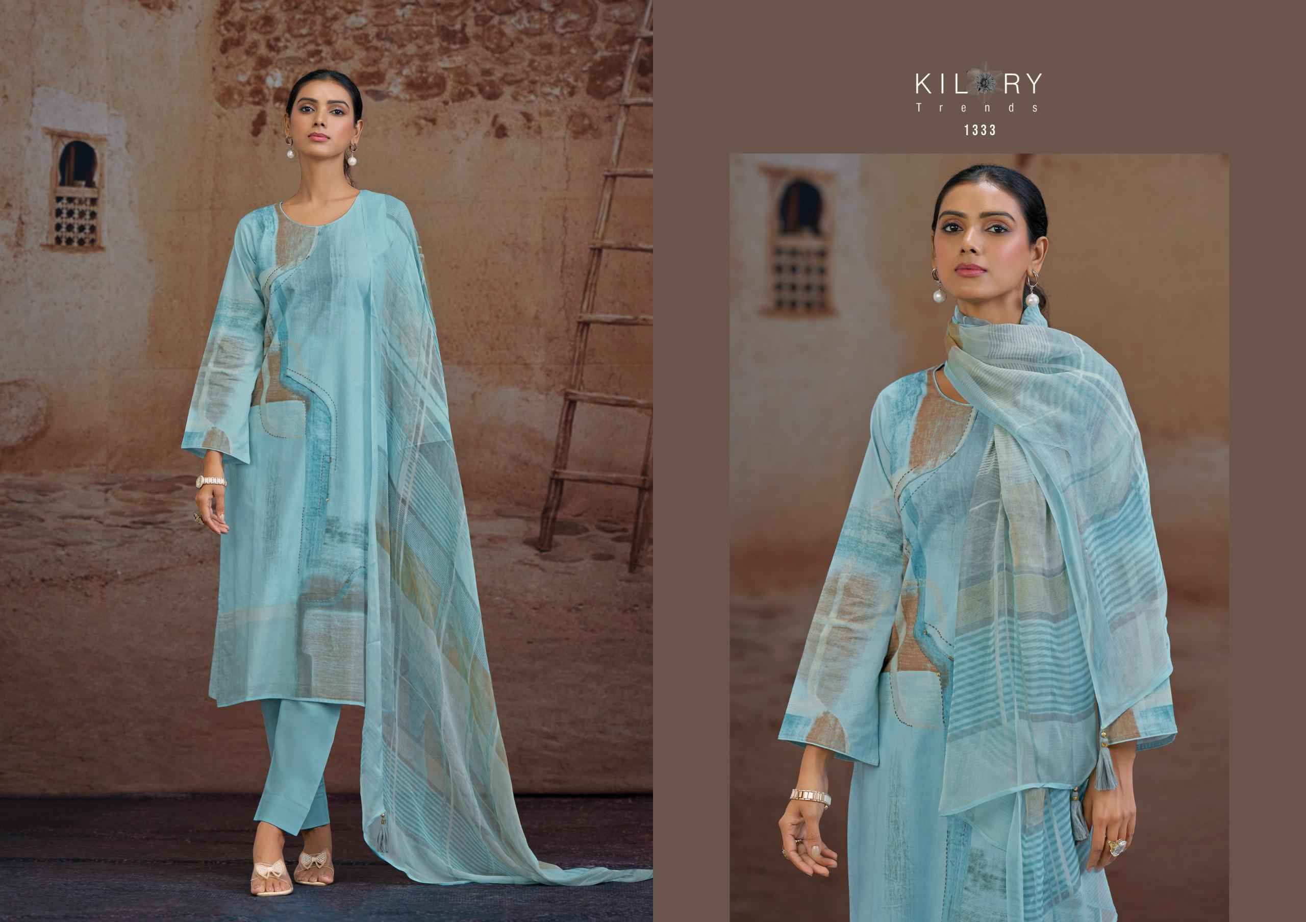 Kilory Trends Ruwaa - Wholesale Cotton Suits Surat Wholesaler ( 4 pcs Catalogue )
