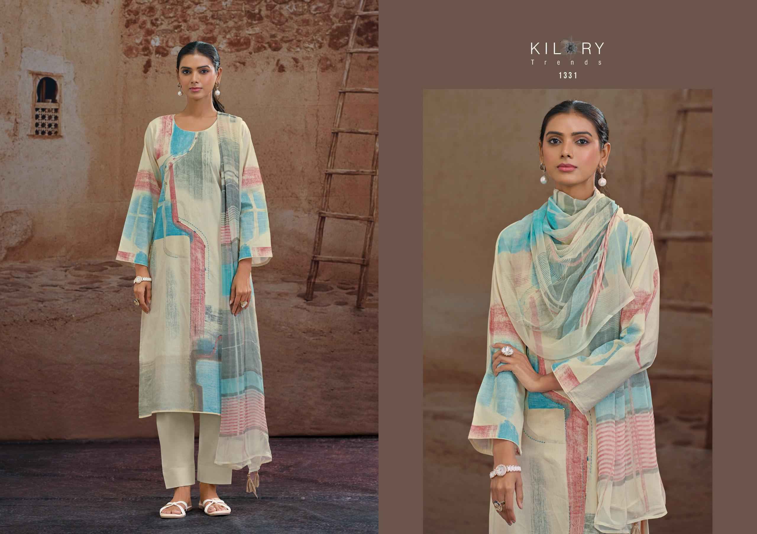 Kilory Trends Ruwaa - Wholesale Cotton Suits Surat Wholesaler ( 4 pcs Catalogue )