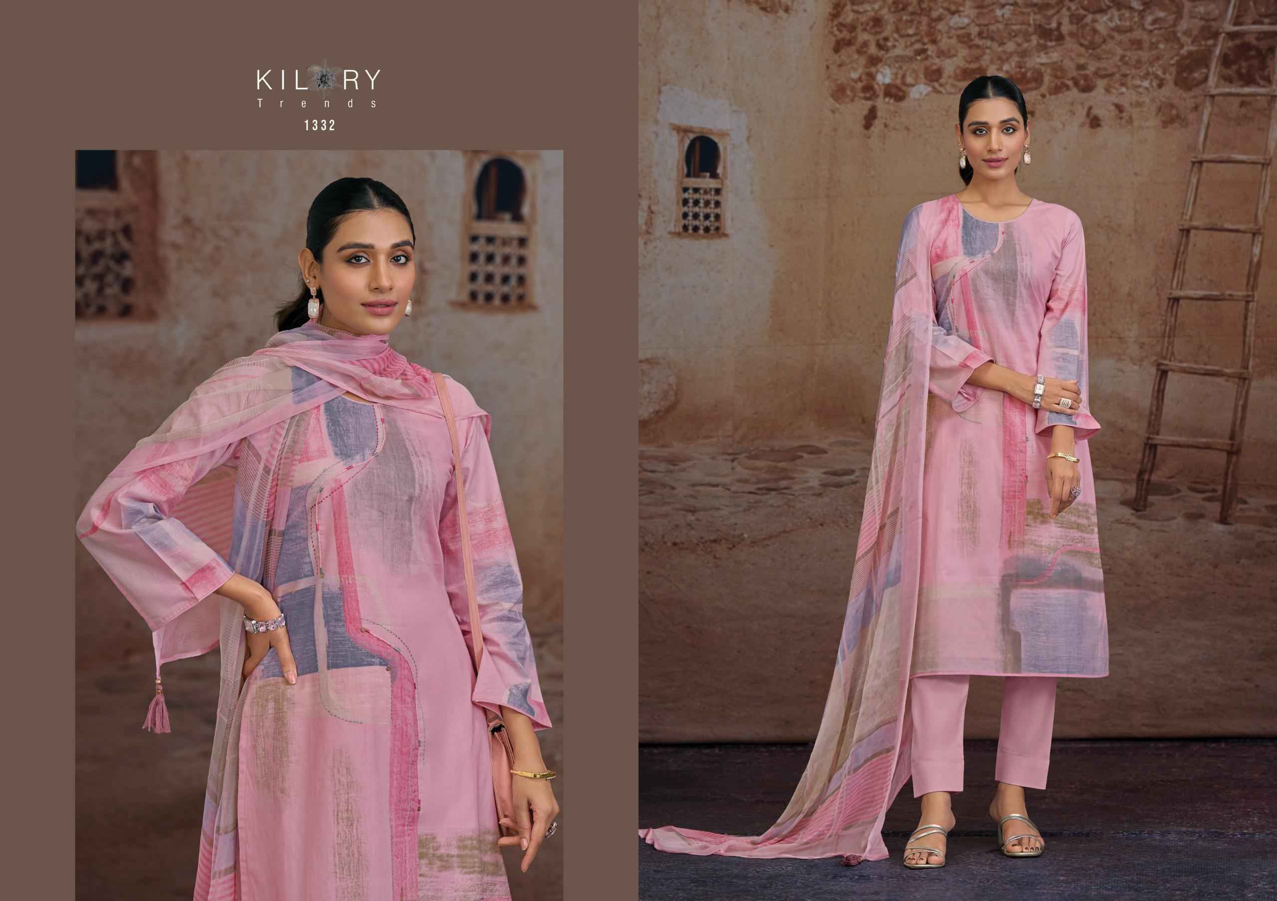 Kilory Trends Ruwaa - Wholesale Cotton Suits Surat Wholesaler ( 4 pcs Catalogue )