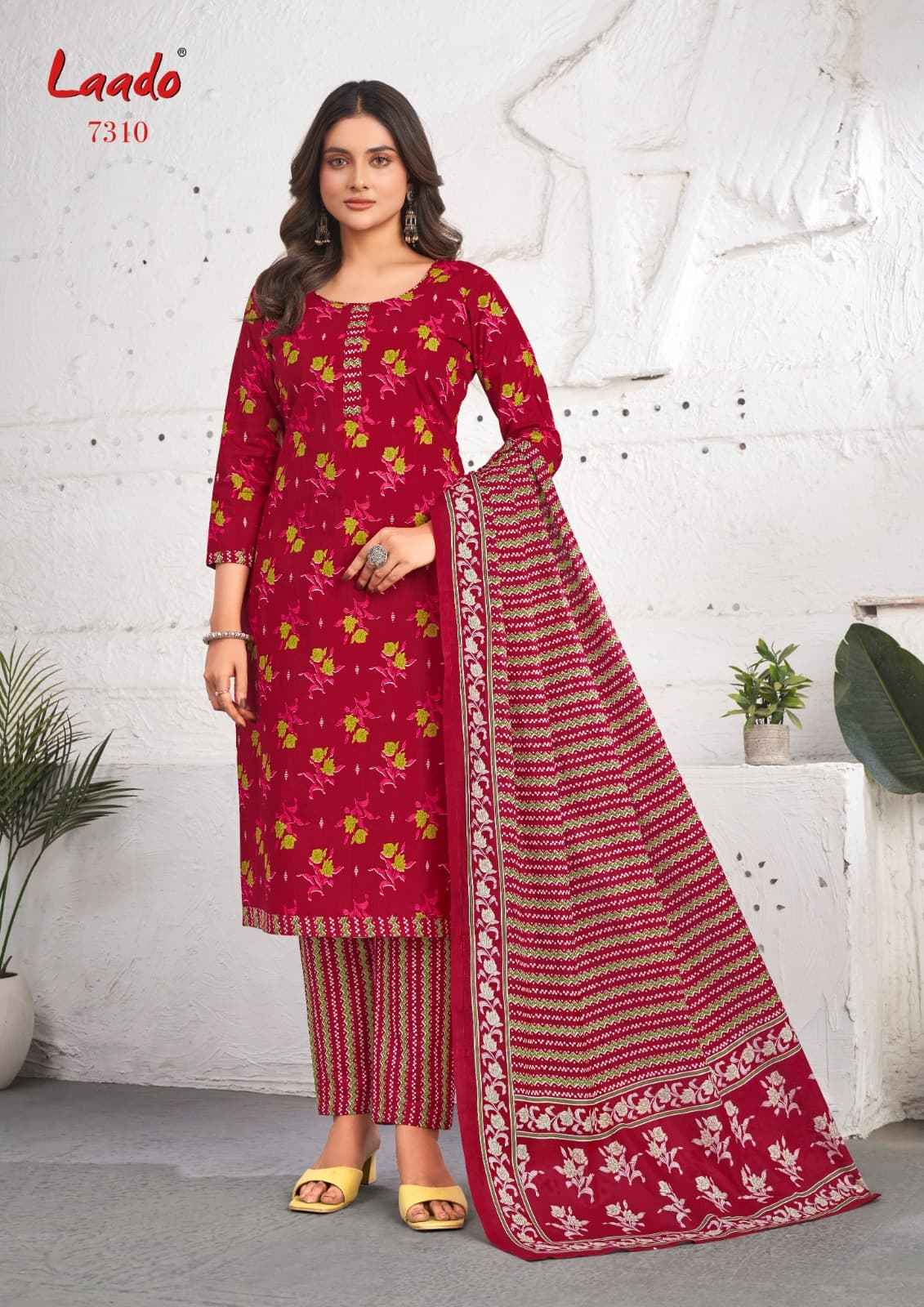 Laado cotton Vol 73 Cotton Dress Material Wholesale Price ( 10 Pcs Catalogue )