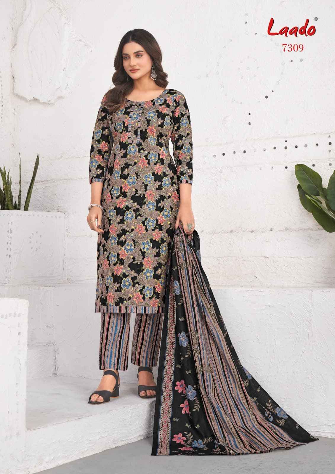 Laado cotton Vol 73 Cotton Dress Material Wholesale Price ( 10 Pcs Catalogue )
