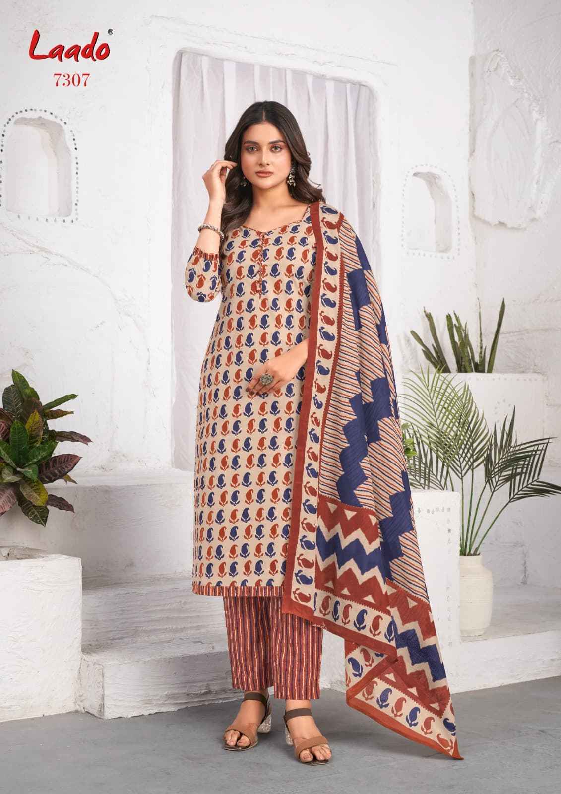 Laado cotton Vol 73 Cotton Dress Material Wholesale Price ( 10 Pcs Catalogue )