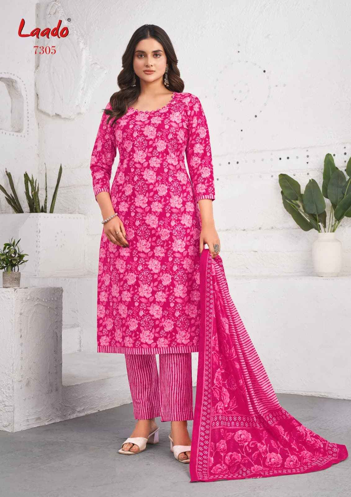 Laado cotton Vol 73 Cotton Dress Material Wholesale Price ( 10 Pcs Catalogue )