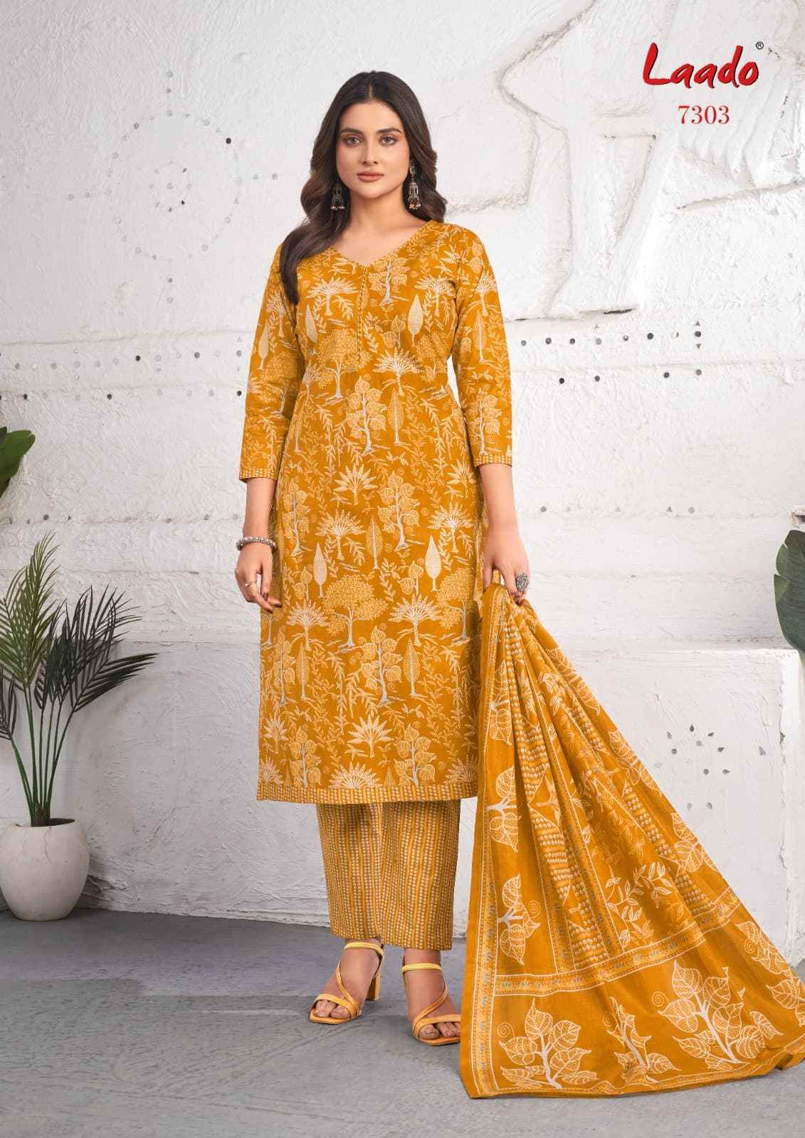 Laado cotton Vol 73 Cotton Dress Material Wholesale Price ( 10 Pcs Catalogue )