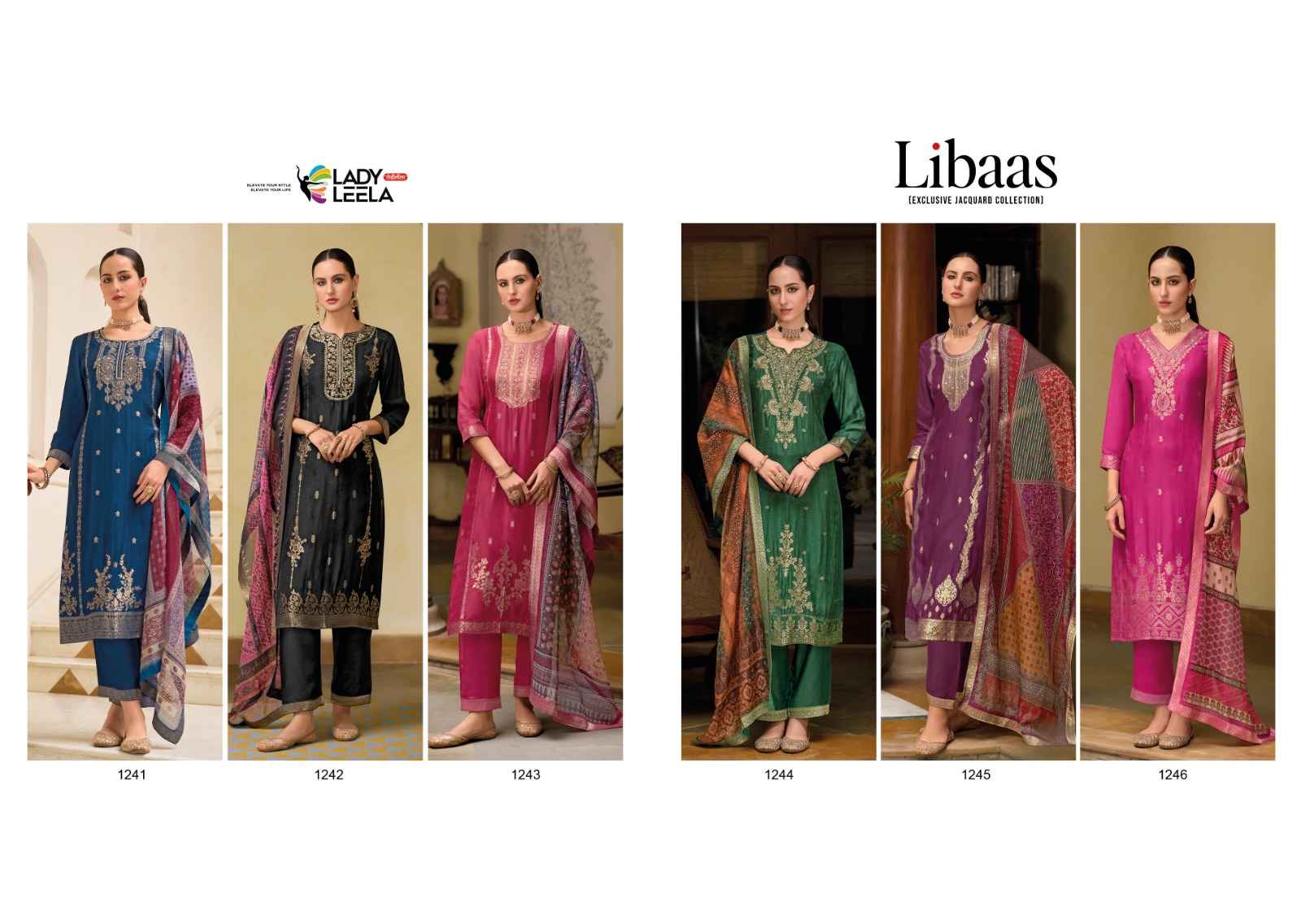 LADY LEELA LIBAAS VOL 2 PURE VISCOSE READYMADE KURTI COMBO ( 6 PCS CATALOG )