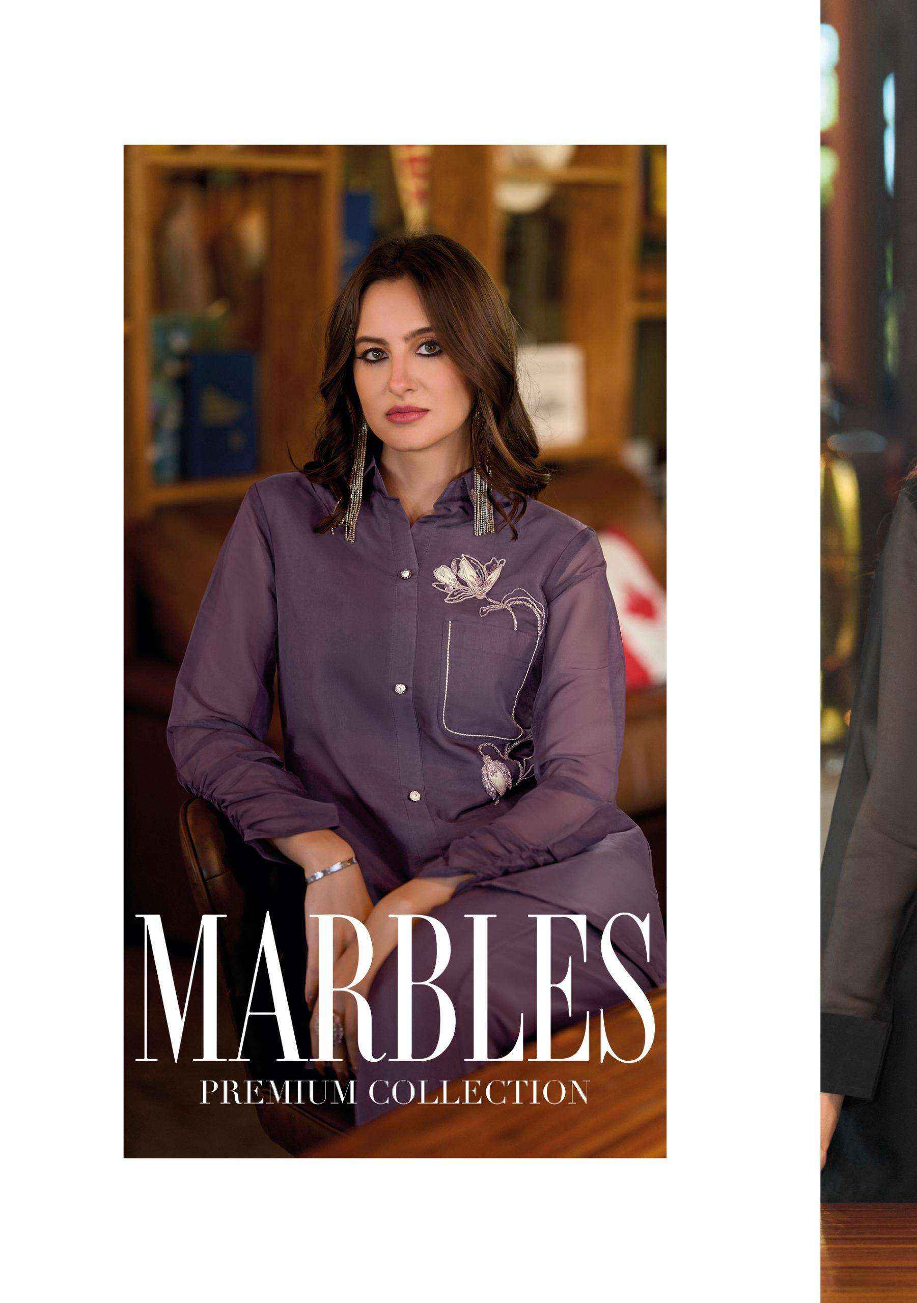 Lady Leela Marbles Vol 6 Wholesale Designer Work Co - Ord Set ( 6 Pcs Catalogue )