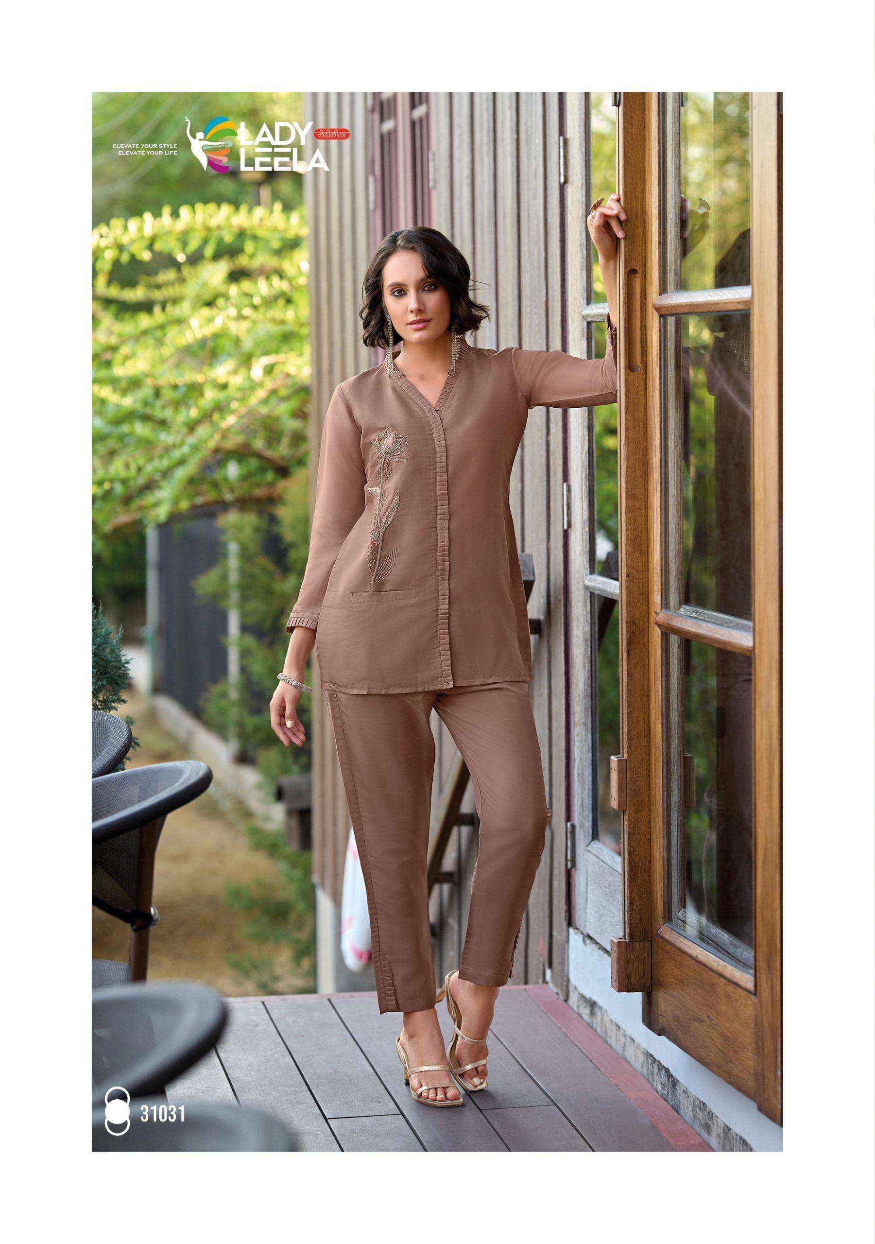 Lady Leela Marbles Vol 6 Wholesale Designer Work Co - Ord Set ( 6 Pcs Catalogue )