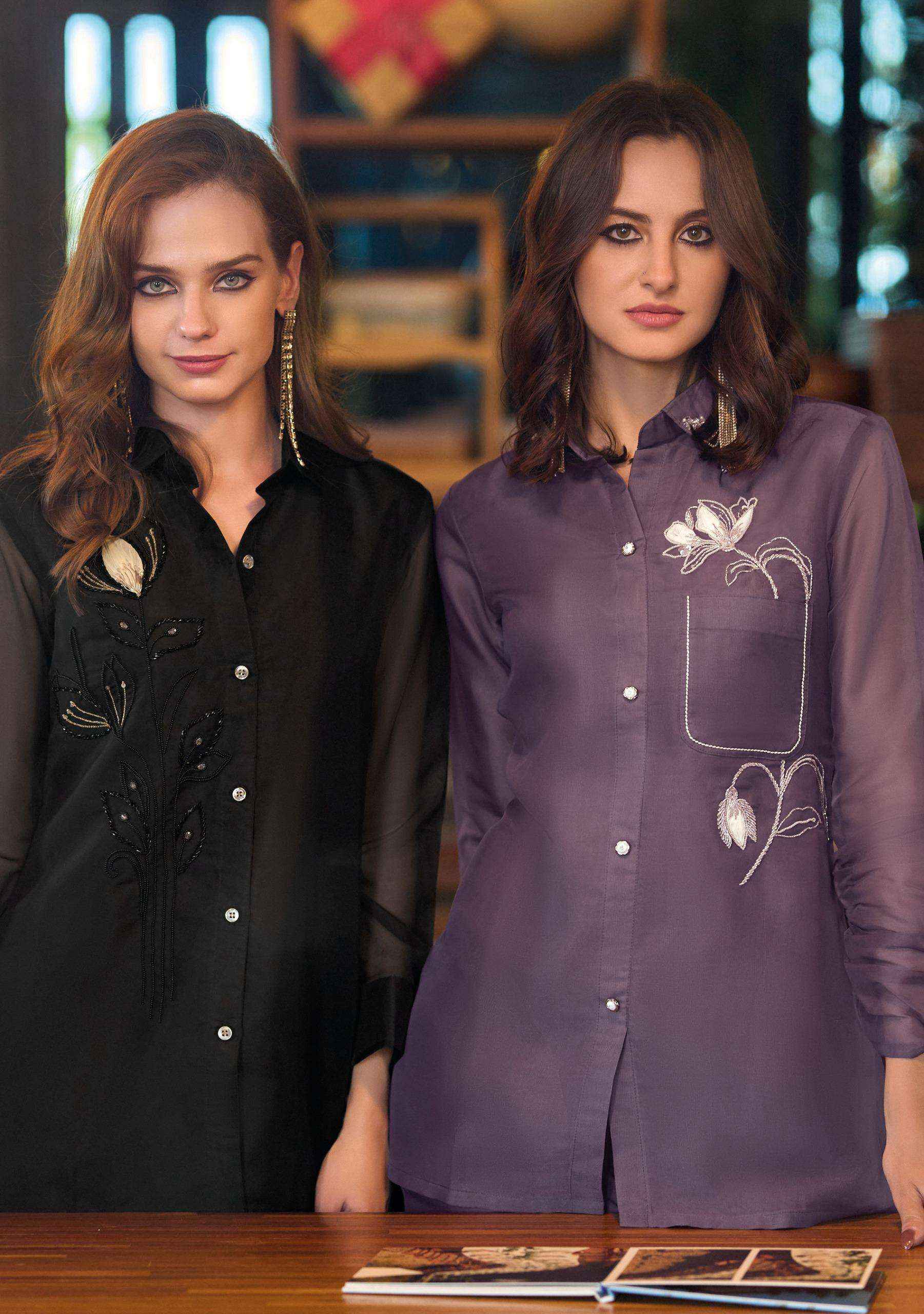Lady Leela Marbles Vol 6 Wholesale Designer Work Co - Ord Set ( 6 Pcs Catalogue )
