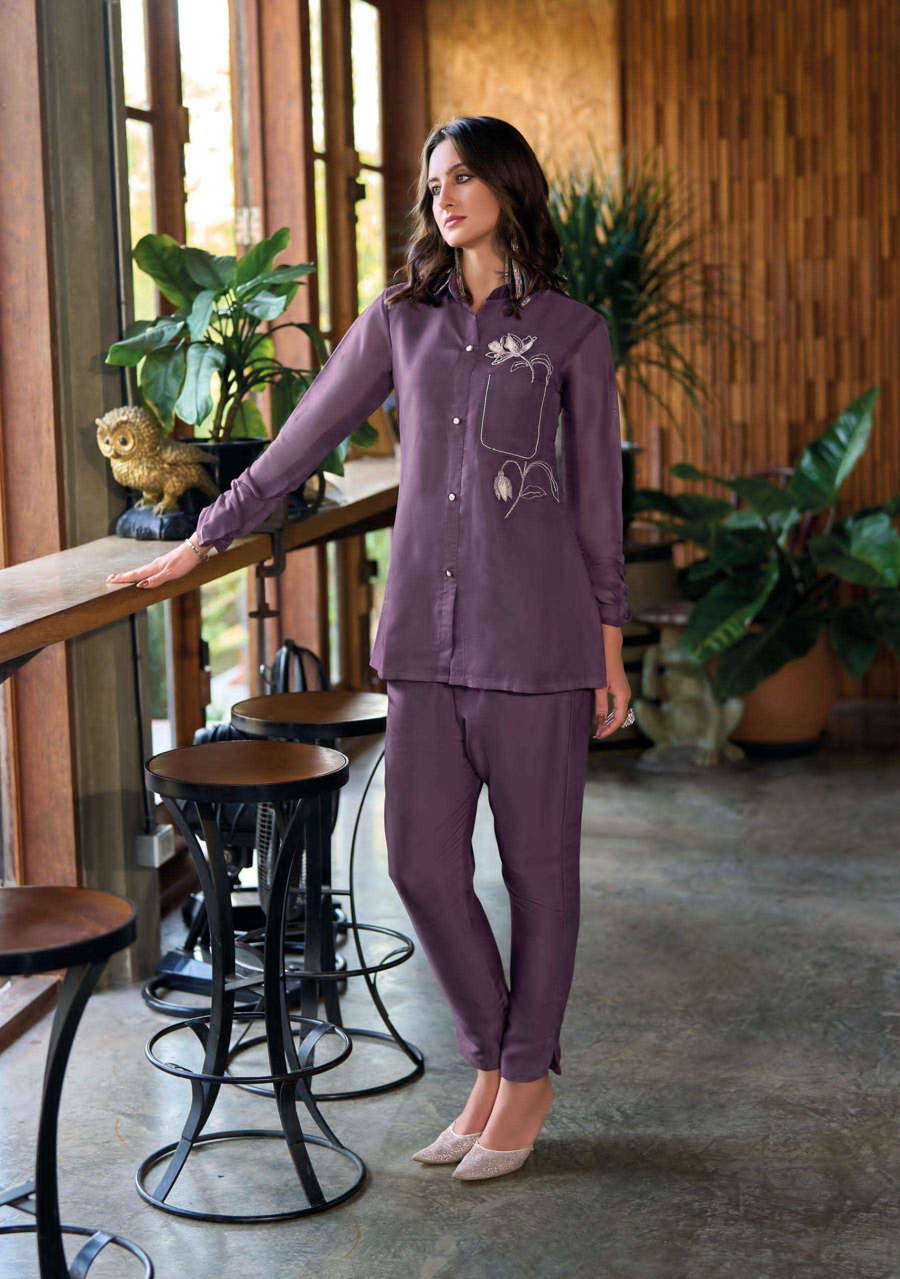 Lady Leela Marbles Vol 6 Wholesale Designer Work Co - Ord Set ( 6 Pcs Catalogue )