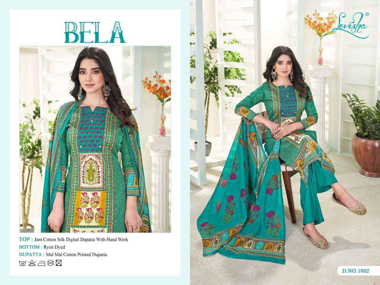 Levisha Bela Wholesale Jam Cotton Dress Material - Surat Wholesale Market ( 4 pcs Catalogue )