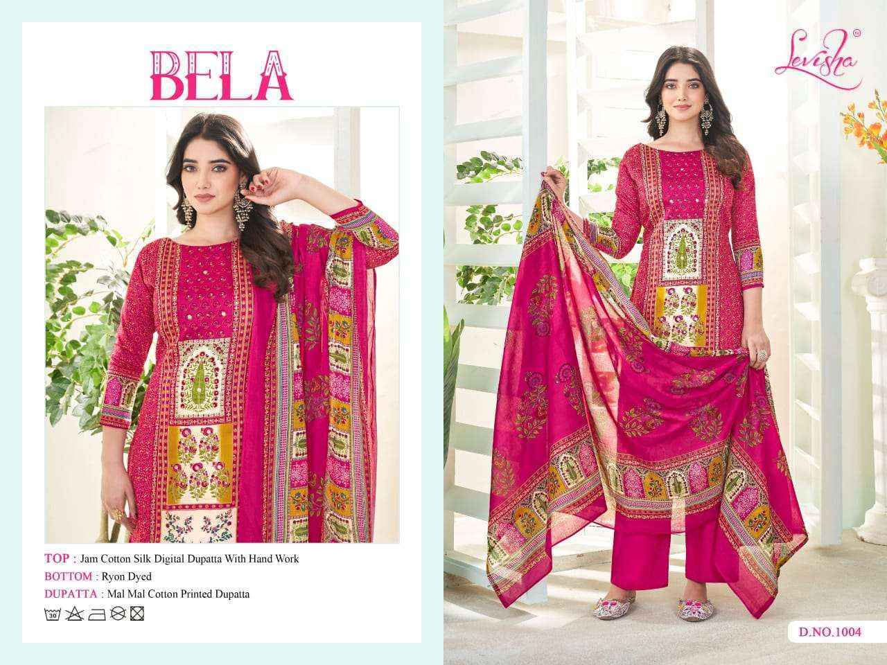 Levisha Bela Wholesale Jam Cotton Dress Material - Surat Wholesale Market ( 4 pcs Catalogue )