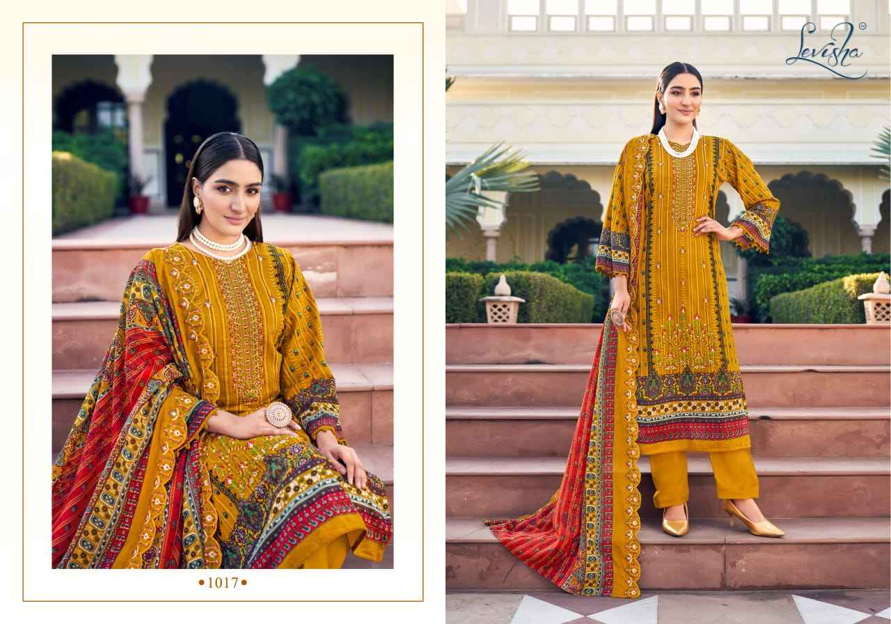 Levisha Madhubala Lawn Cotton Printed Salwar Kameez Wholesale Price ( 8 Pcs Catalog )