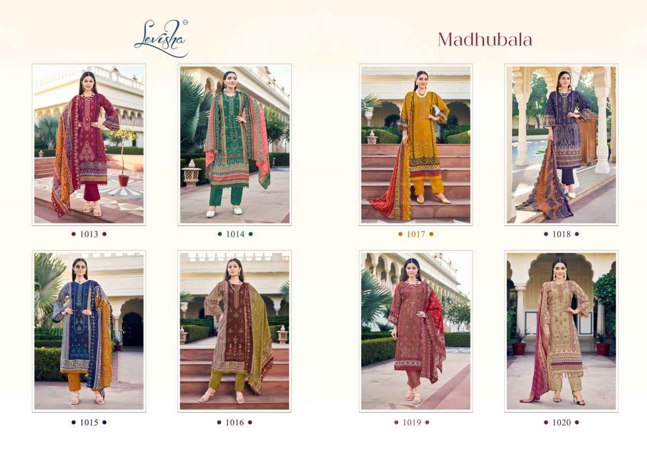 Levisha Madhubala Lawn Cotton Printed Salwar Kameez Wholesale Price ( 8 Pcs Catalog )