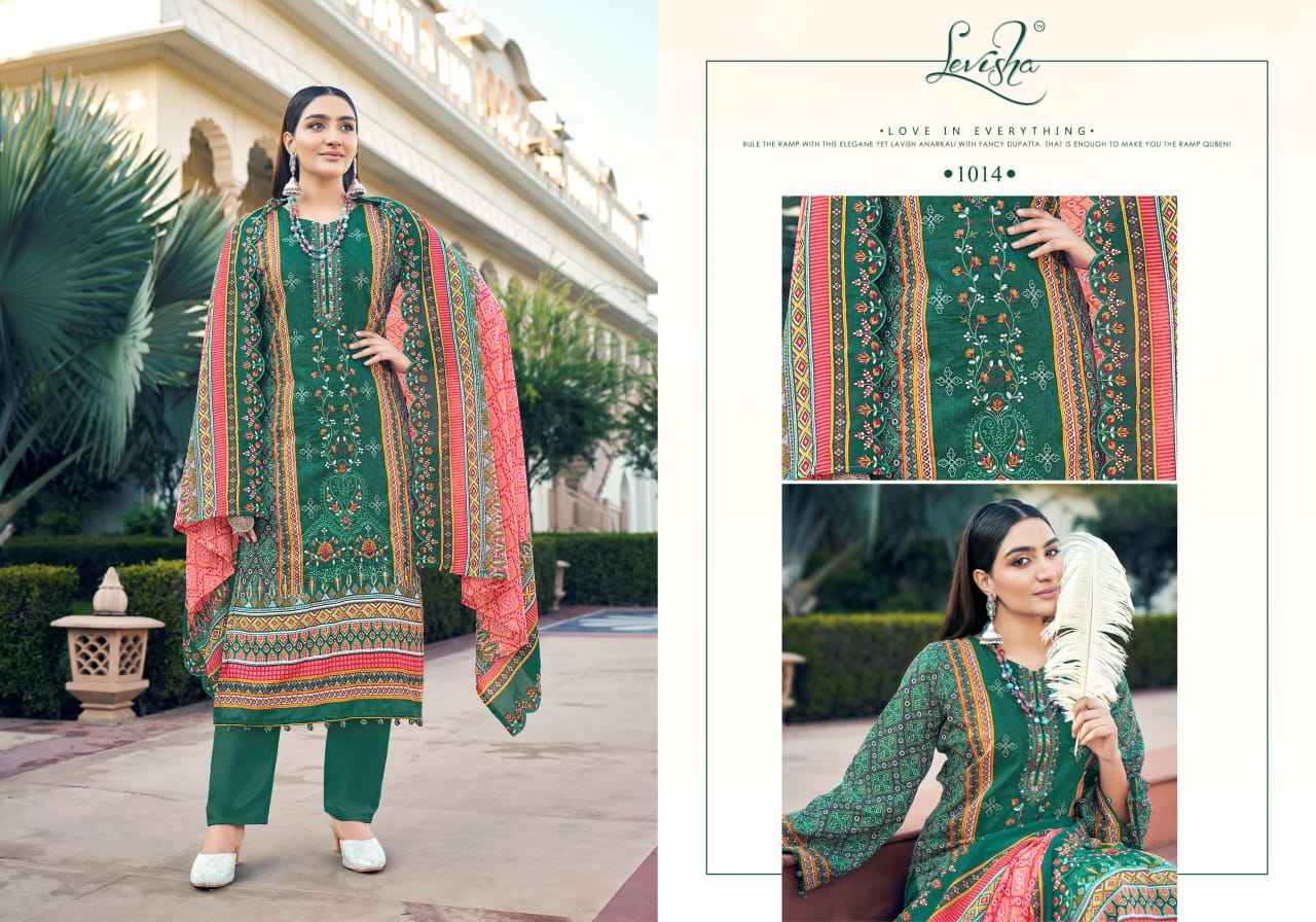 Levisha Madhubala Lawn Cotton Printed Salwar Kameez Wholesale Price ( 8 Pcs Catalog )