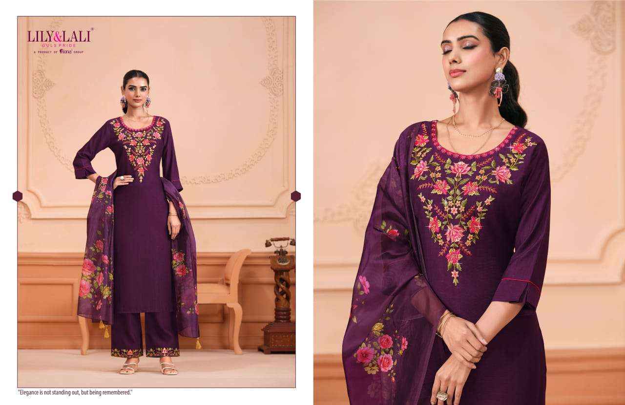 Lily And Lali Monalisa Vol 6 Premium Design Kurti Pant Dupatta ( 6 Pcs Catalogue )