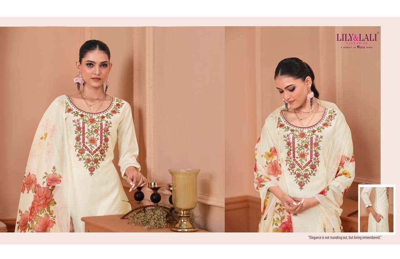 Lily And Lali Monalisa Vol 6 Premium Design Kurti Pant Dupatta ( 6 Pcs Catalogue )