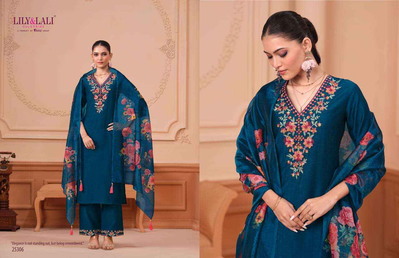 Lily And Lali Monalisa Vol 6 Premium Design Kurti Pant Dupatta ( 6 Pcs Catalogue )