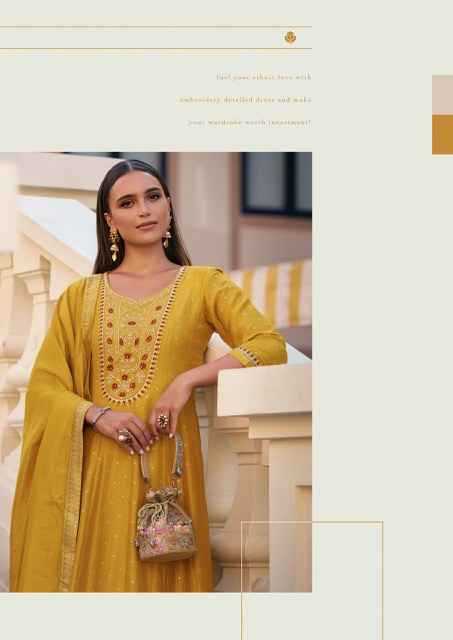 Lily & Lali Anarkali Vichitra Silk Kurti Combo  Wholesale Price ( 6 Pcs Catalog )