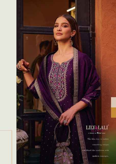 Lily & Lali Anarkali Vichitra Silk Kurti Combo  Wholesale Price ( 6 Pcs Catalog )