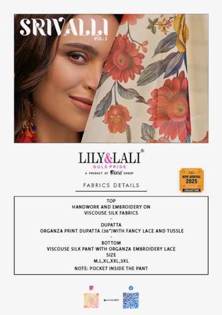 Lily & Lali Srivalli Vol 2 Wholesale Viscouse Readymade Suits ( 6 pcs Catalogue )