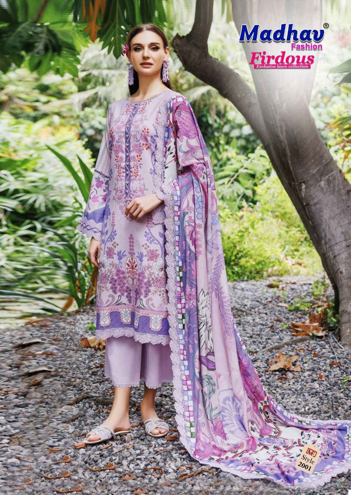 Madhav Fashion Firdous Vol 2 Wholesale Cotton Dress Material ( 6 pcs Catalogue )