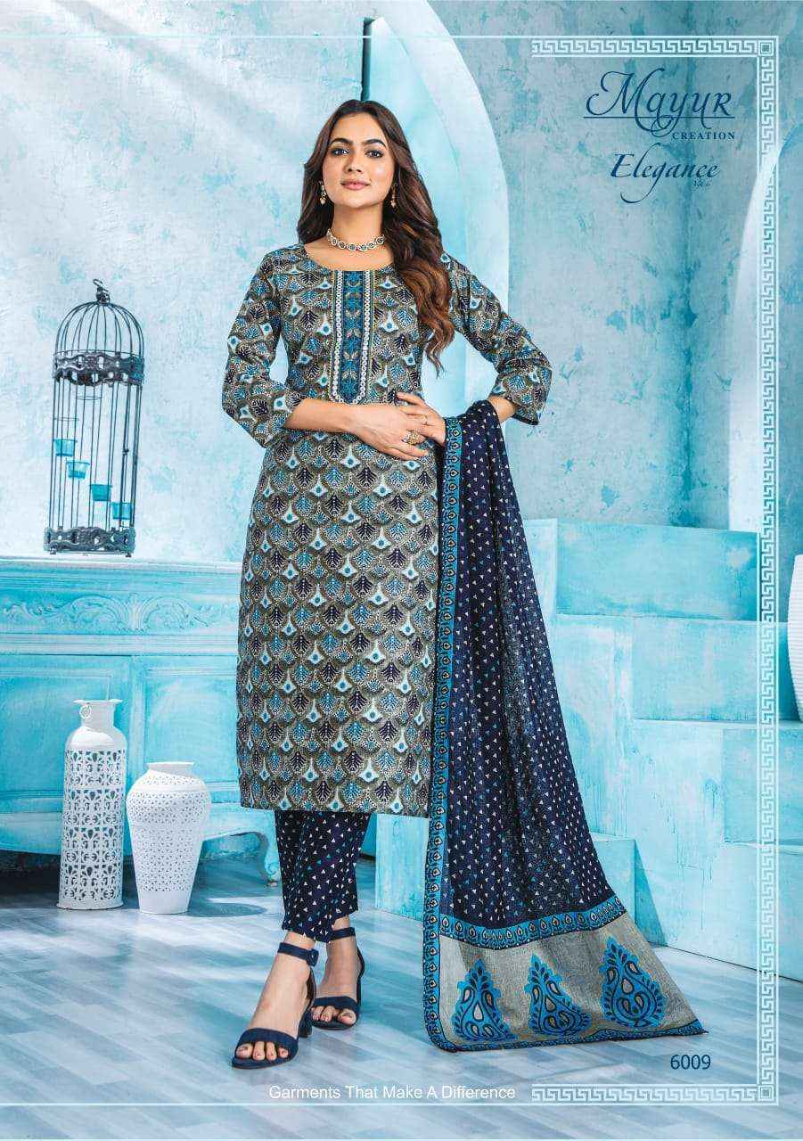 Mayur Creation Elegance Vol 6 Cotton Salwar Kameez Wholesale Price ( 10 Pcs Catalog )